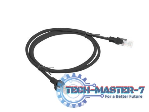 PATCHCORD KAT.6 1M CZARNY FLUKE PASSED LANBERG