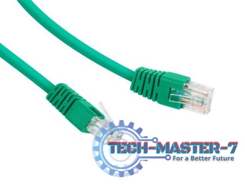 Patch cord Kat.6 UTP 3m zielony