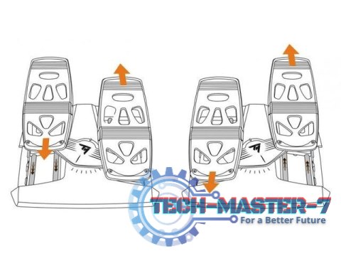 Pedały samolotowe T.Flight