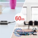 Przedłużacz USB2.0 over IP 4xUSB; 60m; Y-2516
