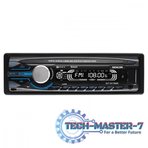 Radioodtwarzacz SCT 5017BMR Moc 4x40W Bluetooth z mikrofonem USB/SD/MMC, MP3,WMA