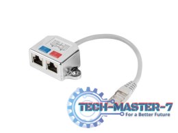 Adapter rodzielacz LAN RJ-45 - 2x RJ-45 FTP