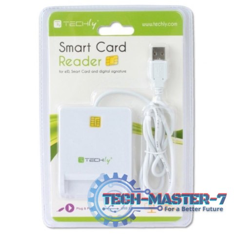 Czytnik USB 2.0 Kart / Smart Card biały Czytnik USB 2.0 Kart / Smart Card biały