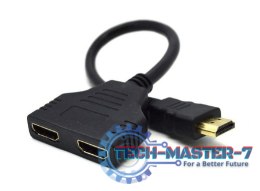 Dwuportowy pasywny Splitter HDMI