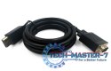 Kabel DisplayPort VGA 1.8m czarny