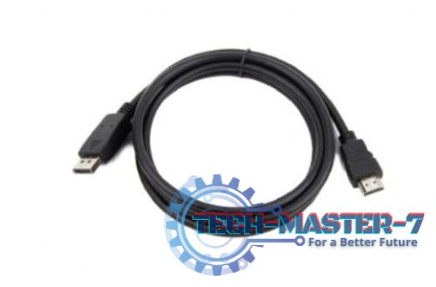 Kabel DisplayPort do HDMI męski czarny 5m