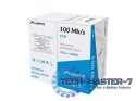 Kabel LAN FTP 100Mb/s 305m drut cca szary
