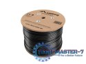 Kabel LAN FTP KAT-6 305M drut outdoor żelowany cu fluke, czarny