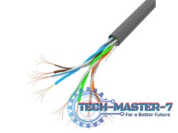 Kabel LAN UTP 100Mb/s 305m linka cca szary