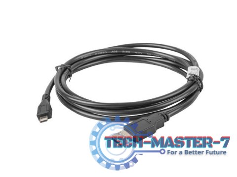 Kabel USB 2.0 micro AM-MBM5P 1.8M czarny