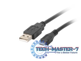 Kabel USB 2.0 micro AM-MBM5P 1.8M czarny