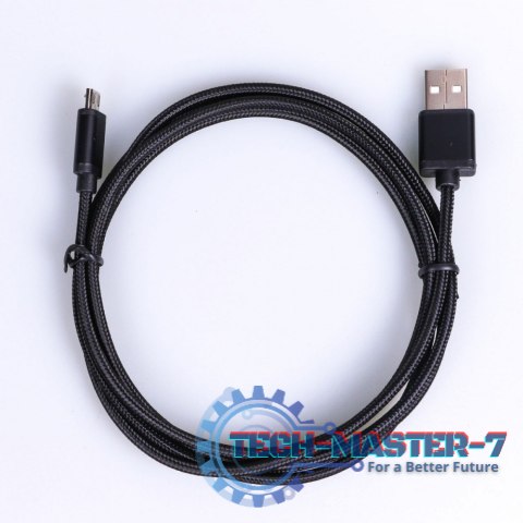 Kabel USB-Micro USB 1.5 m. czarny sznurek Kabel USB-Micro USB 1.5 m. czarny sznurek