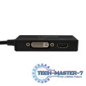 Kabel adapter display port do DVI/HDMI/VGA, 4K