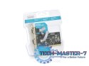Karta rozszerzeń/Kontroler RS232 PCI, 2xDB9, Low Profile, Chipset: MCS9865