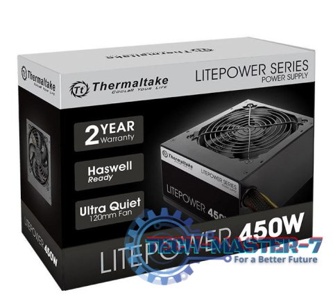 Litepower II Black 450W (Active PFC, 2xPEG, 120mm) Litepower II Black 450W (Active PFC, 2xPEG, 120mm)