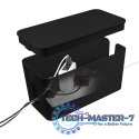 Organizer kabli Cable Box, czarny