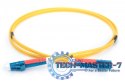 Patchcord FO SM 09/125 OS2 LC-LC duplex 1m Żółty