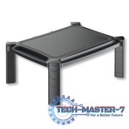 Podstawka pod monitor do 32cali, plastikowa regulowana, czarna