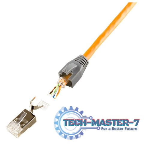 Wtyki RJ45 cat6,6A,7 ekranowane, opk. 50szt. Wtyki RJ45 cat6,6A,7 ekranowane, opk. 50szt.