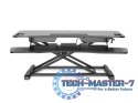Ergonomiczna nakładka na biurko, powierzchnia robocza: 950x615x106-460mm, regulowana, czarna