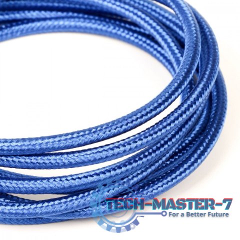 Kabel USB-USB C 1.5m niebieski sznurek Kabel USB-USB C 1.5m niebieski sznurek