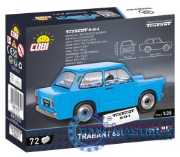 Klocki 72 elementów Trabant 601