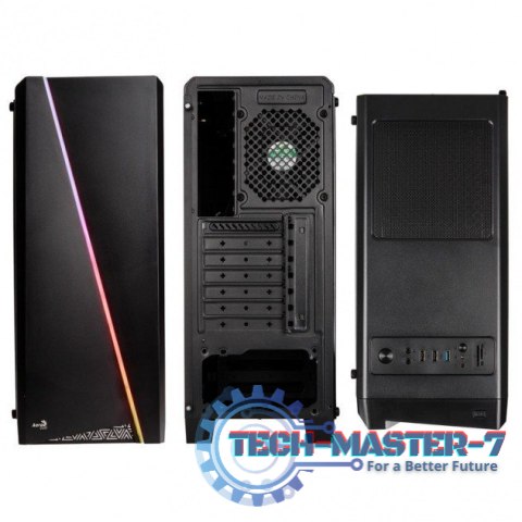 Obudowa komputerowa PGS CYLON RGB ADVANCE BLACK/USB3/ATX Obudowa komputerowa PGS CYLON RGB ADVANCE BLACK/USB3/ATX