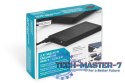 Obudowa zewnętrzna USB 2.0 na dysk SSD/HDD 2.5" SATA II, 9.5/7.5mm, aluminiowa