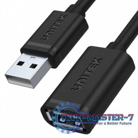 Przedłużacz USB 2.0 AM-AF, 0.5m; Y-C447GBK