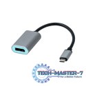 Adapter USB-C 3.1 Display Port 60 Hz Metal