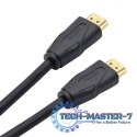 Kabel HDMI v2.0 15 m pozłacany