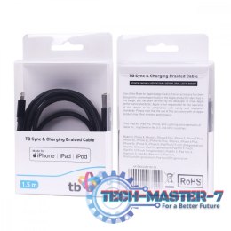 Kabel Lightning-USB 1.5m czarny MFi