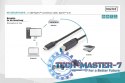 Kabel połączeniowy USB 3.0 SuperSpeed 5Gbps Typ USB C/B M/M Power Delivery czarny 1.8m