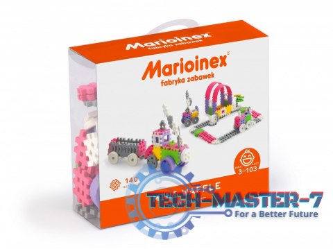 Klocki waffle mini 140 sztuk dziewczynka Klocki waffle mini 140 sztuk dziewczynka