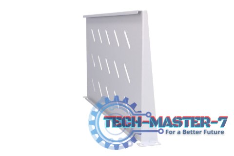 Półka rack 1U do szaf wiszących szara 25 cm Półka rack 1U do szaf wiszących szara 25 cm