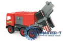 Śmieciarka czerwona Middle Truck w kartonie