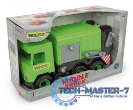 Śmieciarka zielona Middle Truck w kartonie