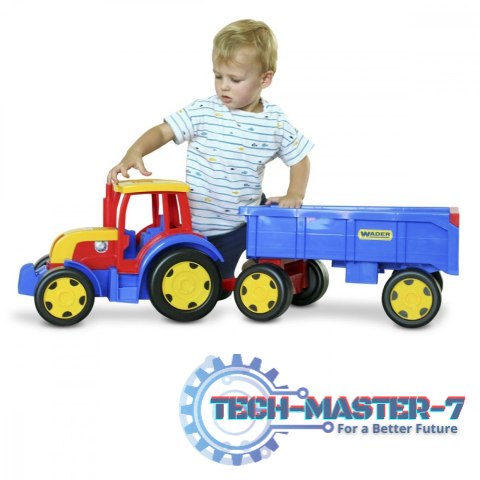 Traktor z przyczepą 120 cm Gigant pudełko Traktor z przyczepą 120 cm Gigant pudełko