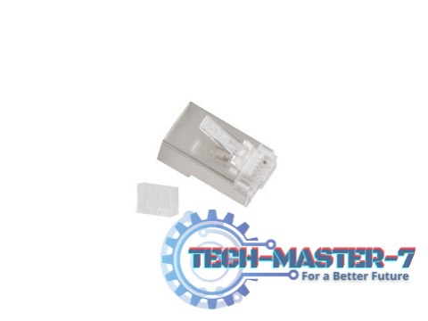 Wtyk sieciowy RJ45 8P8C kat.6 FTP (100szt) z prowadnic do linki i do drutu Wtyk sieciowy RJ45 8P8C kat.6 FTP (100szt) z prowadnic do linki i do drutu