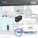 Zasilacz awaryjny UPS Line-Ineractive LCD, 1500VA/900W, 2x12V/9Ah, AVR, 4xSCHUKO, USB, RS232, RJ45
