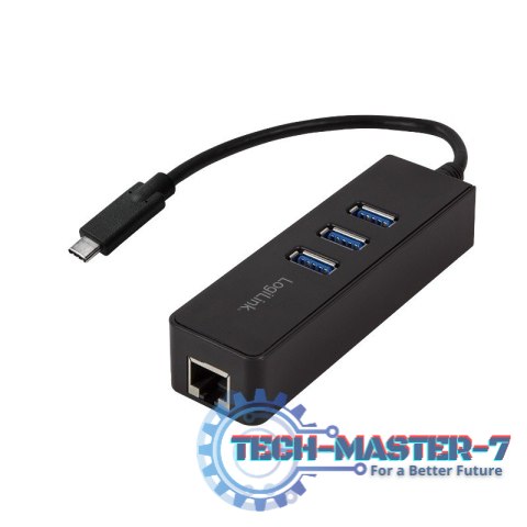 Adapter Gigabit Ethernet do USB 3.0 z hubem USB