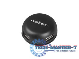 Hub USB 4 porty Bumblebee USB 2.0 czarny