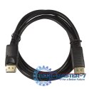 Kabel DisplayPort 1.2 M/M, 4K2K, 5m, czarny