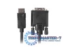 Kabel DisplayPort - DVI-D(24+1) M/M 1m czarny