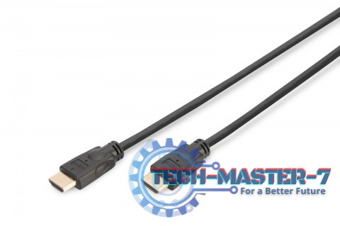 Kabel połączeniowy HDMI HighSpeed z Ethernetem 4K 60Hz UHD Typ HDMI A/HDMI A M/M czarny 5m