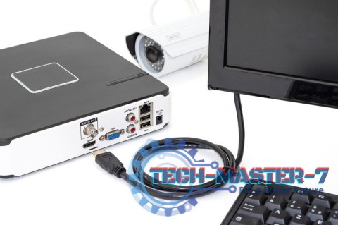Kabel połączeniowy HDMI HighSpeed z Ethernetem 4K 60Hz UHD Typ HDMI A/HDMI A M/M czarny 5m Kabel połączeniowy HDMI HighSpeed z Ethernetem 4K 60Hz UHD Typ HDMI A/HDMI A M/M czarny 5m