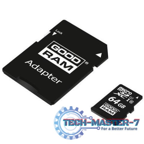 Karta pamięci microSD 64GB CL10 UHS I + adapter Karta pamięci microSD 64GB CL10 UHS I + adapter