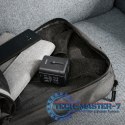 PA-TA01 Black uniwersalny podróżny adapter sieciowy 2xUSB+1xUSB C | 7.8A | pasuje w 150 krajach