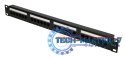 Patchpanel 24 porty CAT6 UTP V2