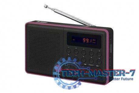 Radio Pliszka USB, FM czarne Radio Pliszka USB, FM czarne